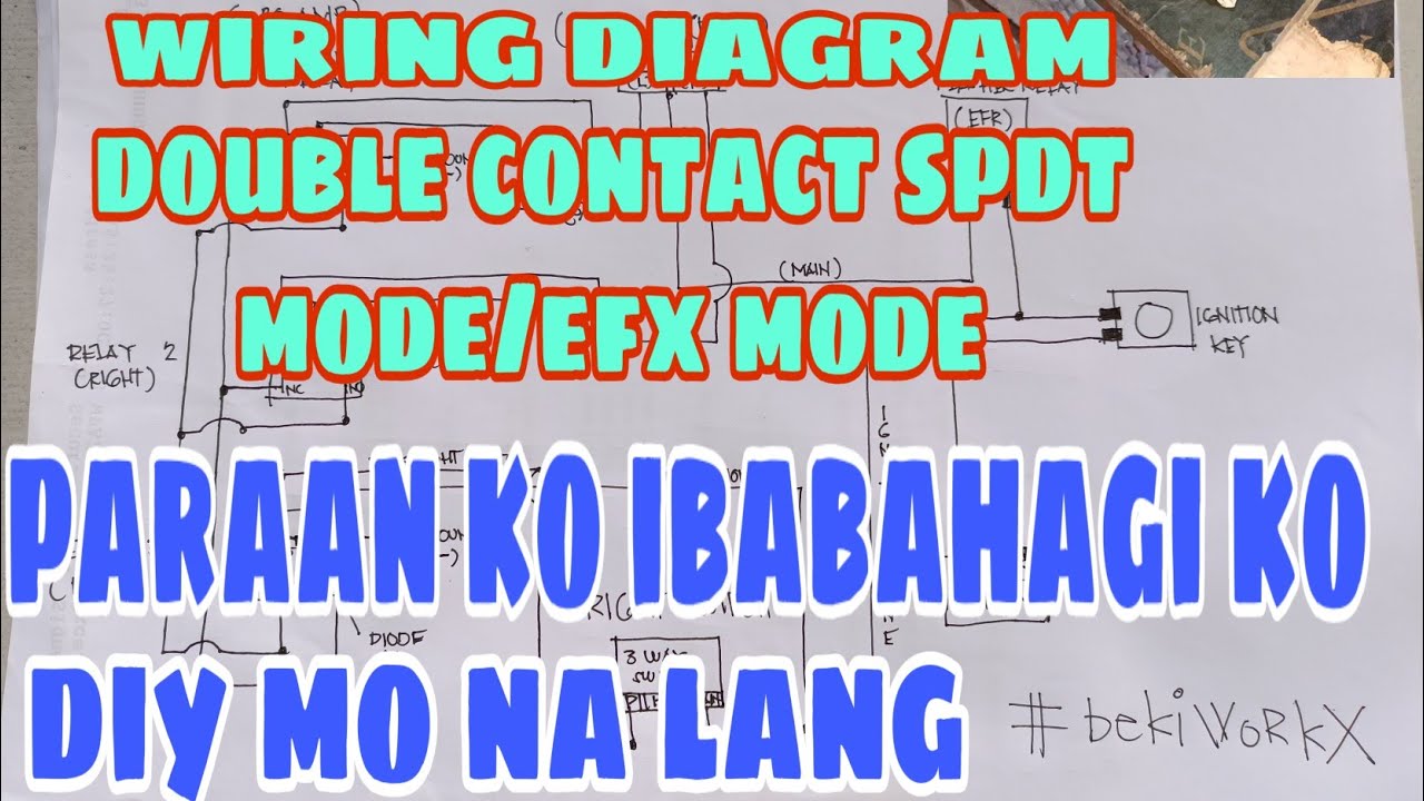 DOUBLE CONTACT ACTUAL WIRING CONNECTION TUTORIAL AND DIAGRAM | T15 LED | PARKLIGHT TO SIGNAL MODE