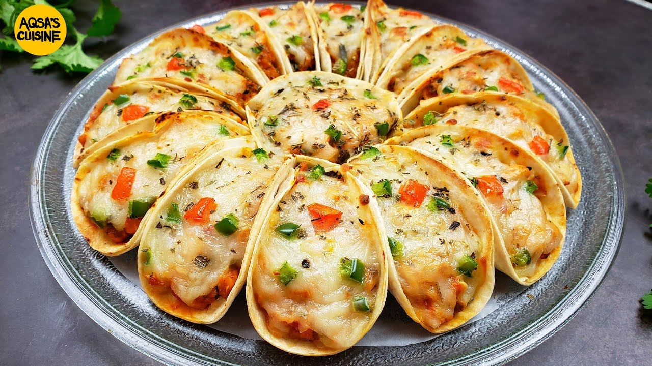 New Snack Idea, Spicy Mexican Mini Tacos Recipe For Iftar & Eid Dawat by Aqsa's Cuisine, Spicy Tacos