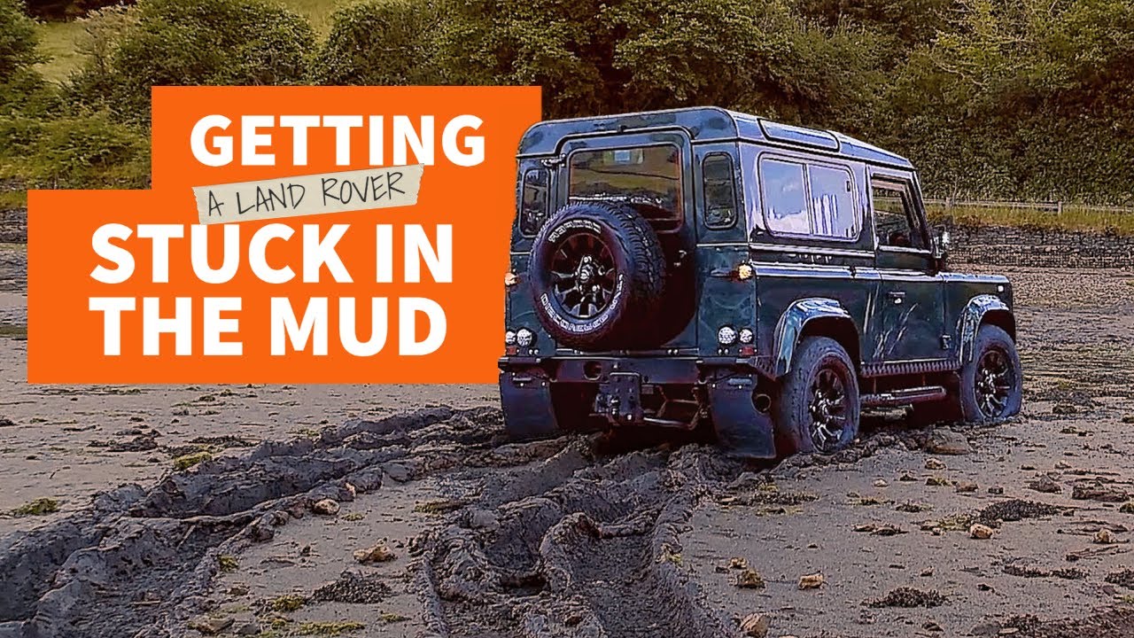 Getting a Land Rover Defender Stuck In The Mud