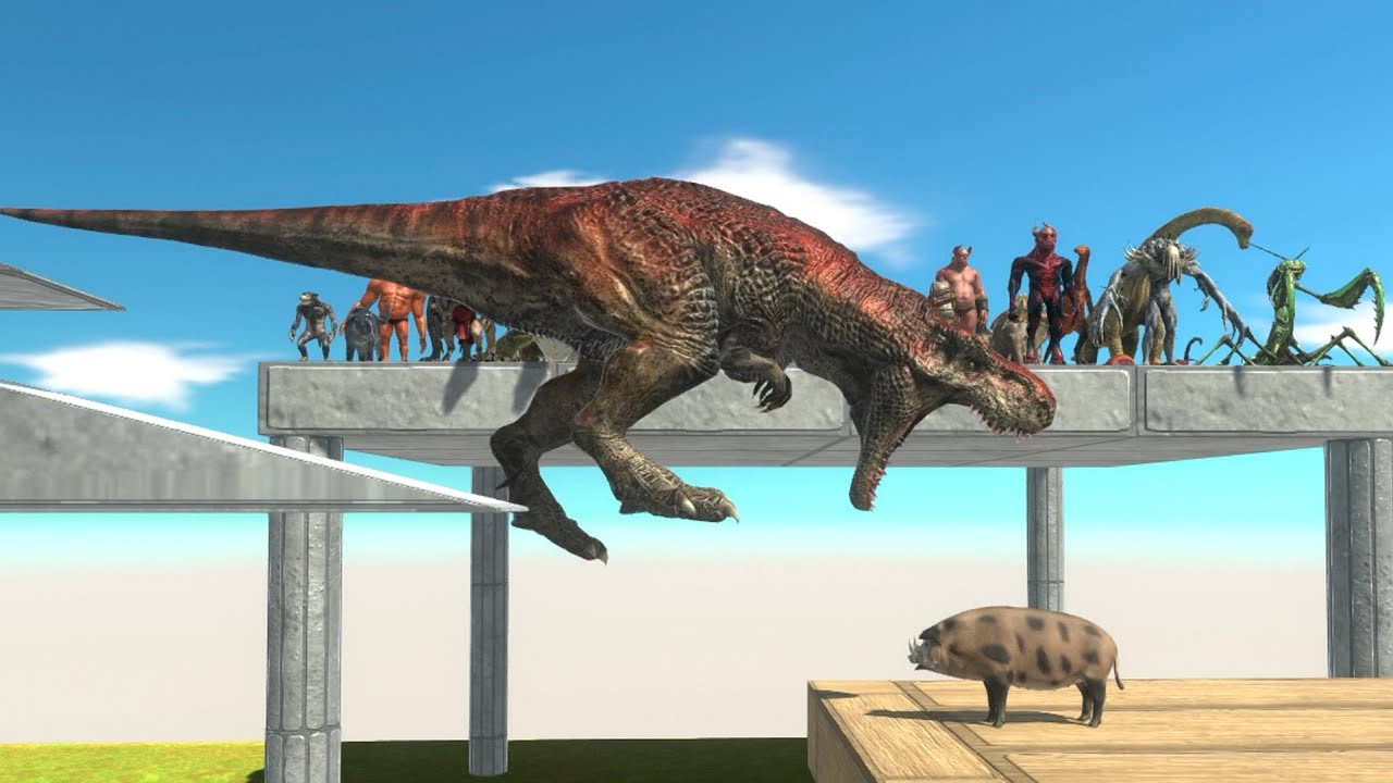 Death Leap Who Can Jump? ► Animal Revolt Battle Simulator