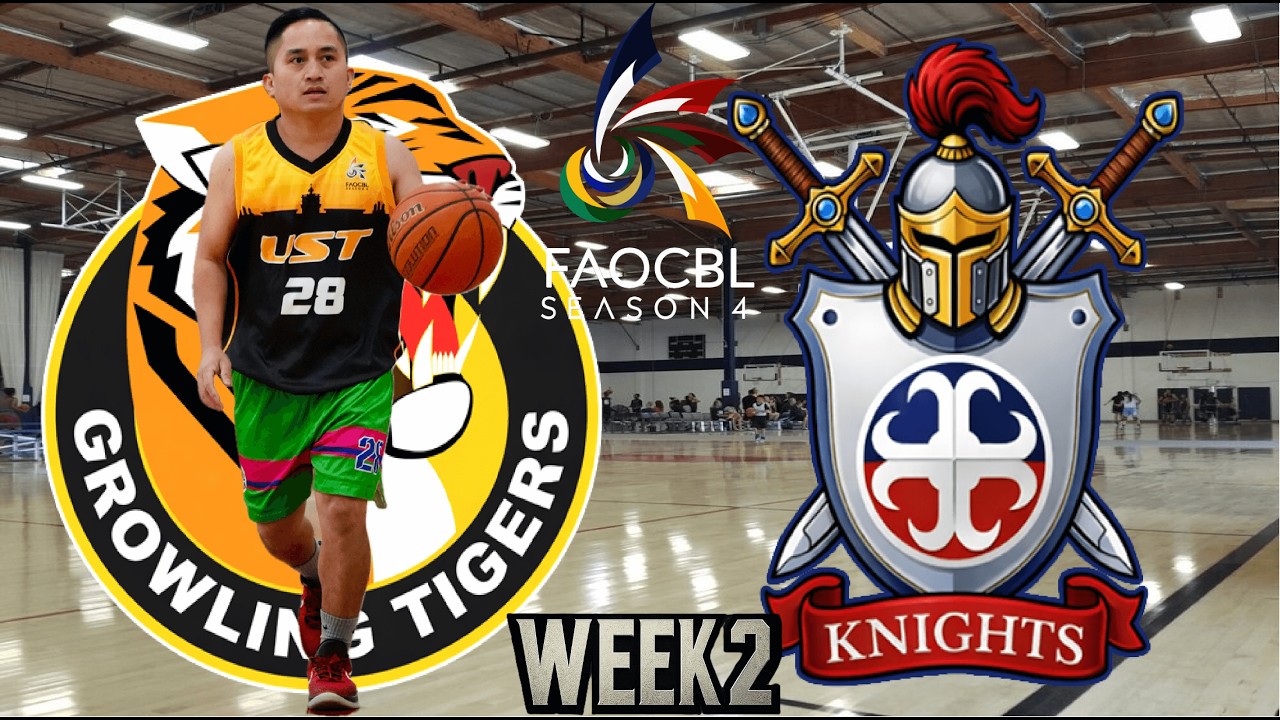 Feb 27 FAOCBL Season 4 Thunder Division between UST Growling Tigers vs Letran Knights