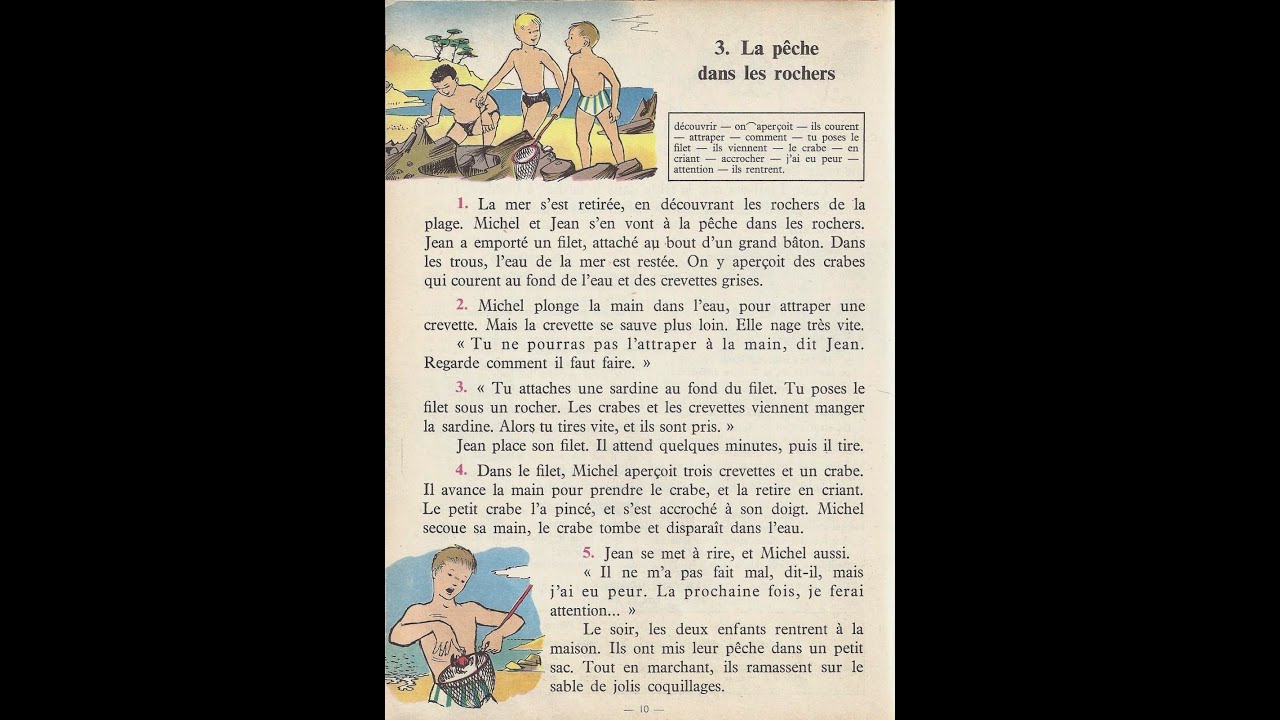 3- la pêche dans les rochers