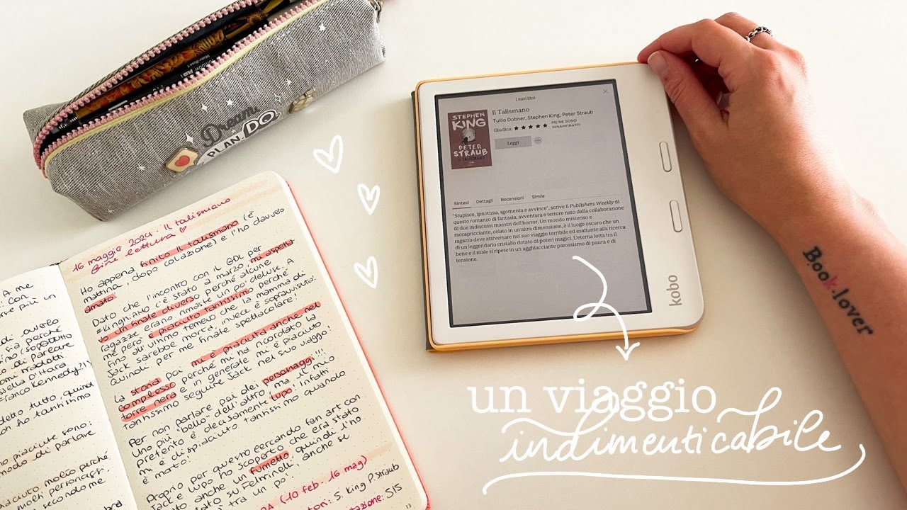 READING VLOG 📚 ho finito IL TALISMANO e primi giorni con KOBO LIBRA COLOUR
