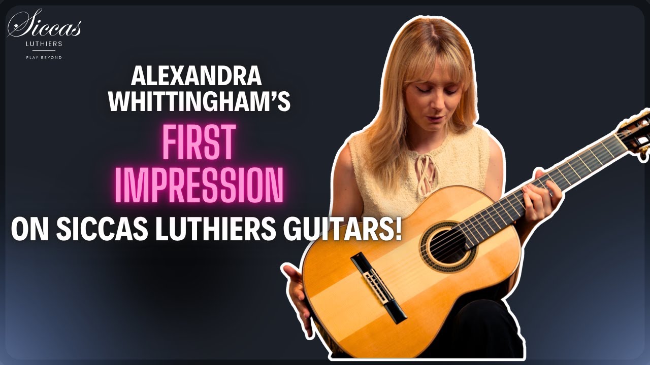 Александра Уиттингем тестирует новые гитары Siccas Luthiers
