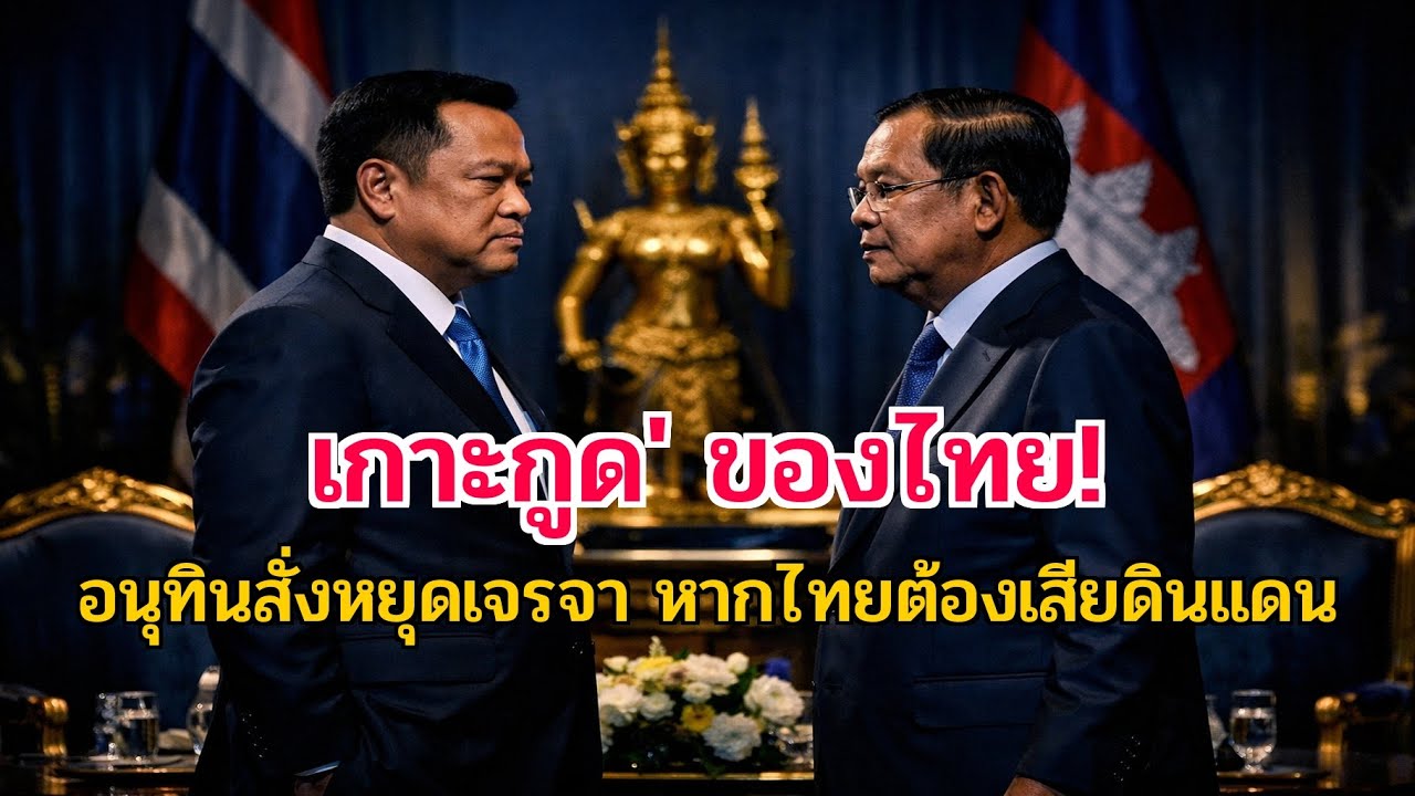 อนุทิน' ลั่นกลางวง! 'เกาะกูด' ต้องเป็นของไทย 100% สั่งเบรกเจรจาเขมรหากเสียเปรียบดินแดน