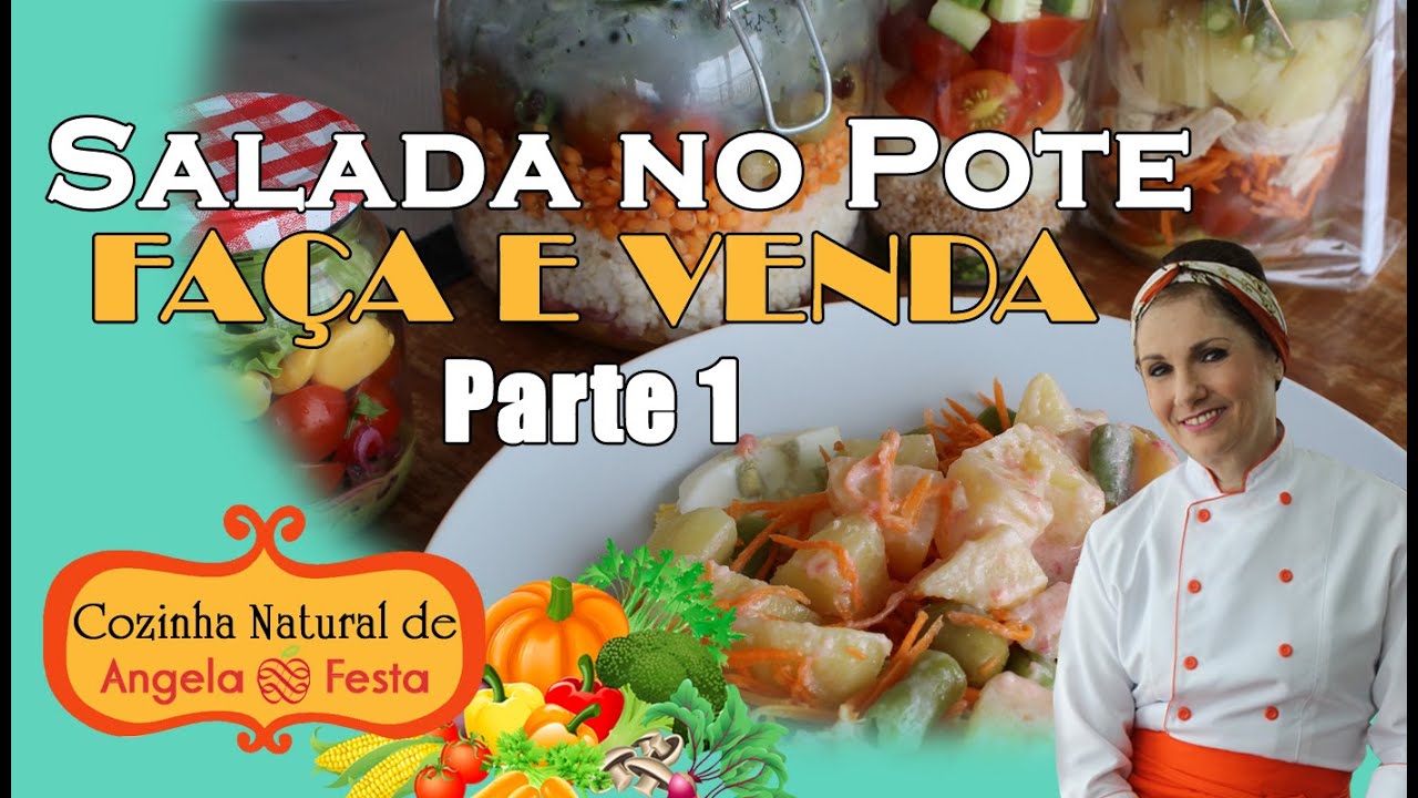 Salada no Pote - Parte 1 -Salada de Leguminosas