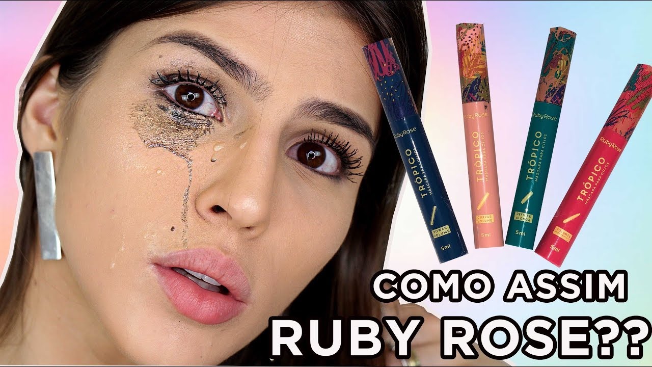 NOVAS MÁSCARAS DE CÍLIOS RUBY ROSE