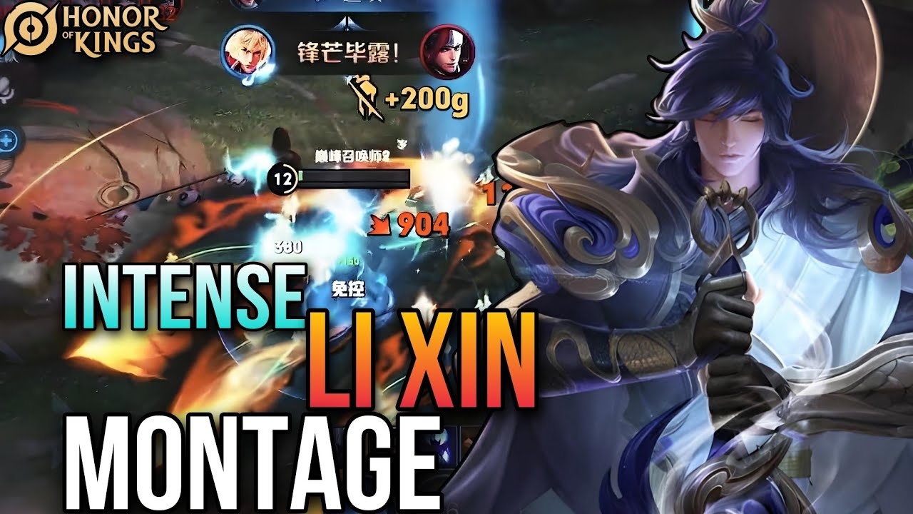 HOK: Insane Pro Li Xin Montage | Domination Form | Honor of kings