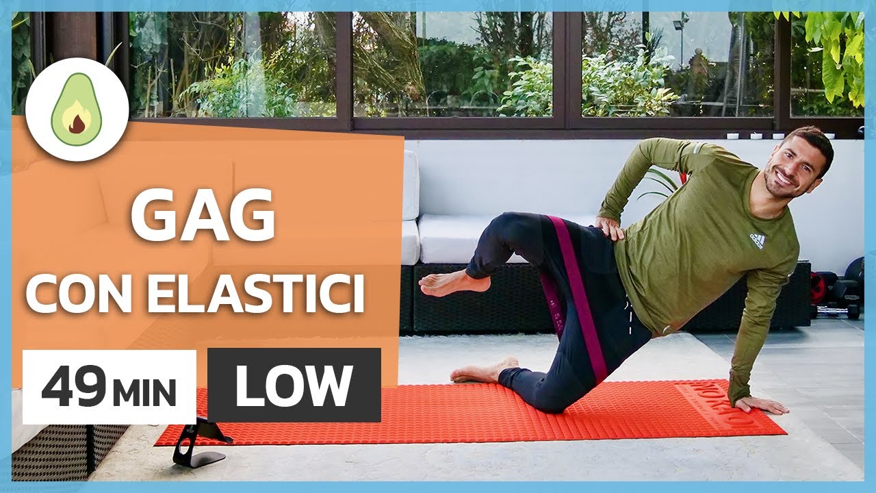 GAG 🍑: gambe - addominali - glutei CON ELASTICI | Cotto al Dente