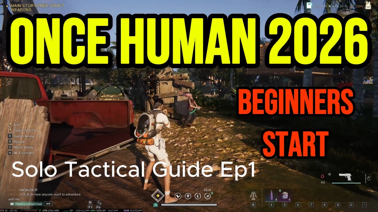 Once Human 2026 Solo New Beginners Guide &ndash; Tactical PvE Start to Finish (Ep 1)