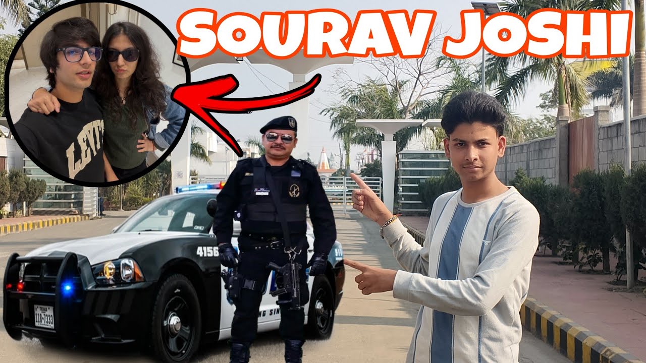 Sourav joshi ki society me itni police kyu hai 😱 (daily vlog 43/60) @souravjvlogs 