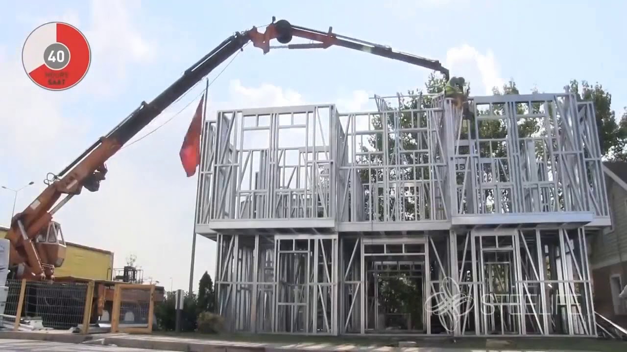 Light Steel Frame House - Time Lapse