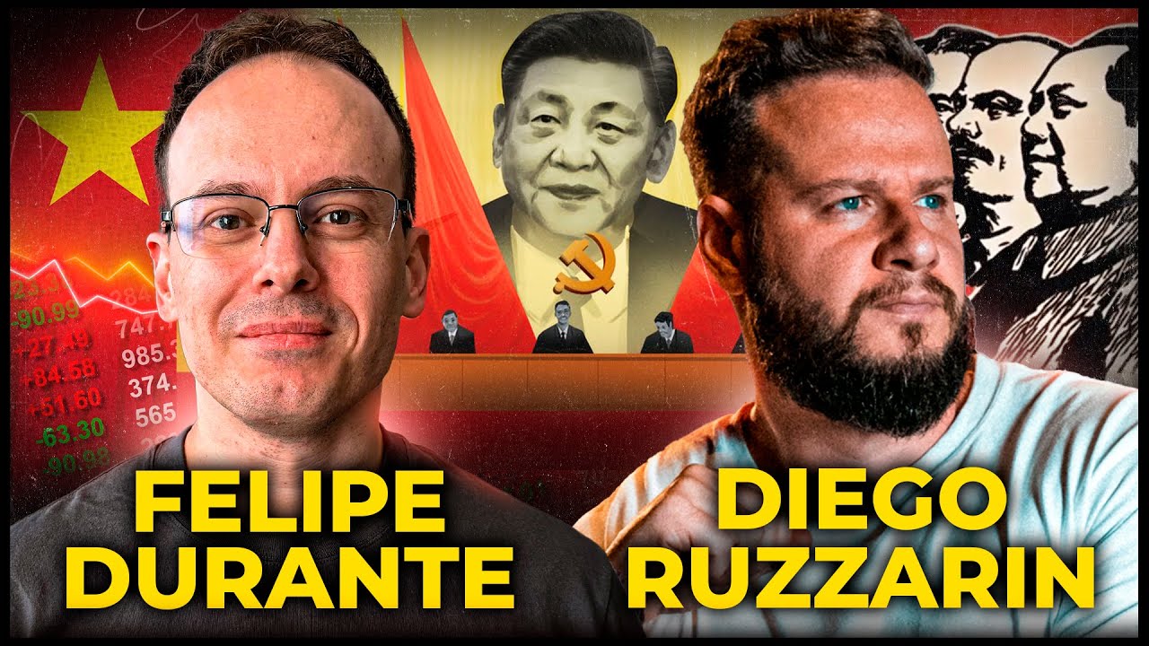 FELIPE DURANTE e DIEGO RUZZARIN  - A CHINA É SOCIALISTA ou CAPITALISTA - PODCAST 3 IRMÃOS #839