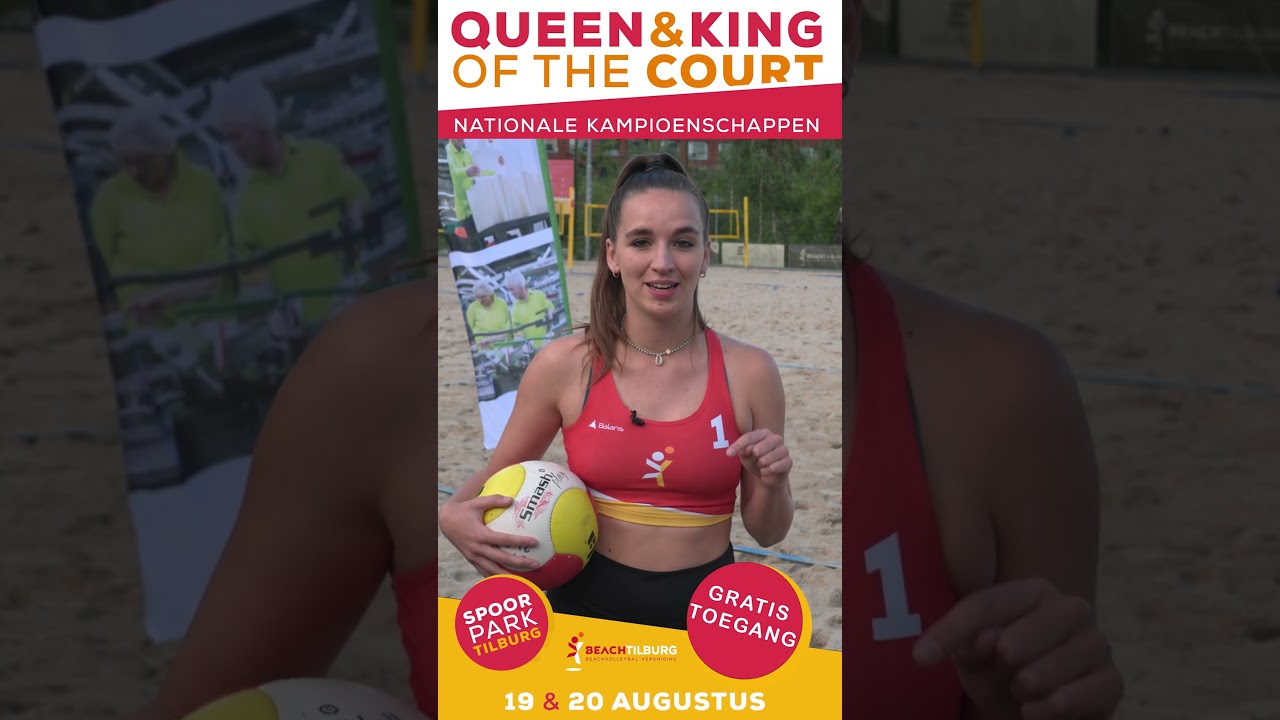 Paula Schellekens nodigt je uit voor het beachvolleybaltoernooi onder de naam King of the Court.