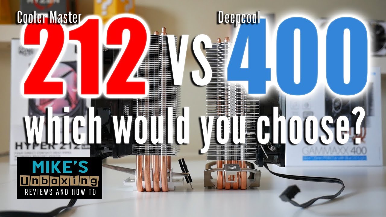 Deepcool Gammaxx 400 vs Cooler Master Hyper 212 LED Which To Choose?