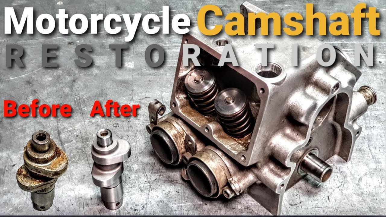 Restoration of a damaged motocross camshaft from a 21-year-old Italian motorcycle VOR  MX 503