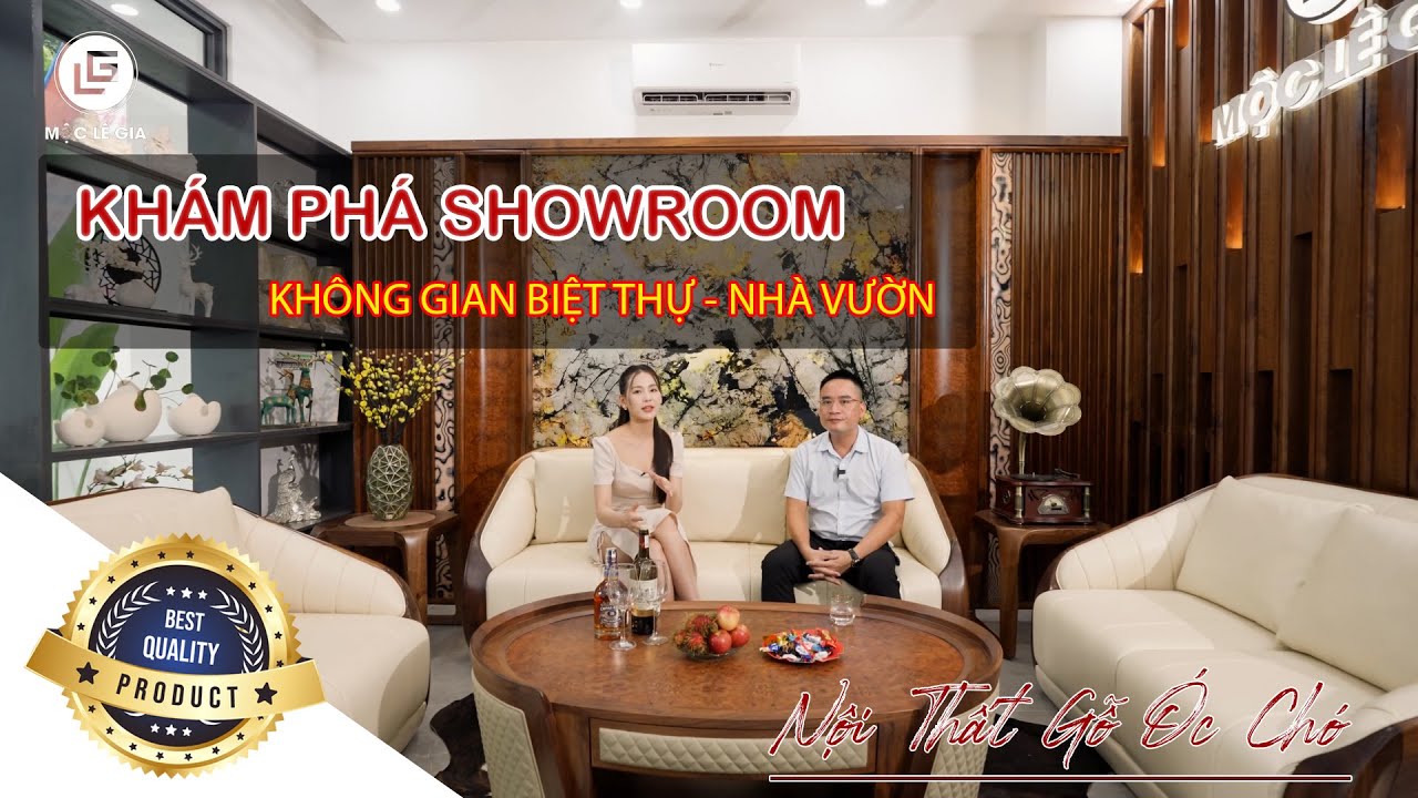 Khám phá không gian Showroom theo phong cách bố trí nội thất Biệt thự - Nhà Vườn của NT Mộc Lê Gia