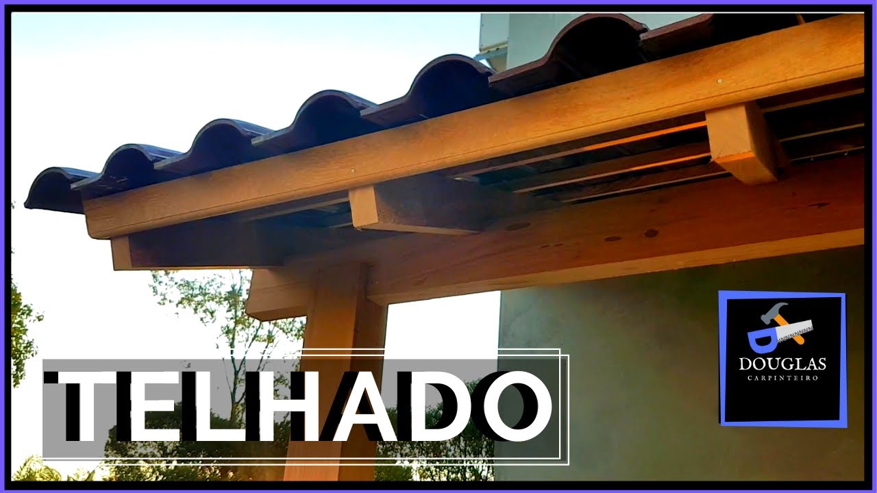 MEIA ÁGUA | TELHADO de madeira | Como Fazer com passo a passo (simples)
