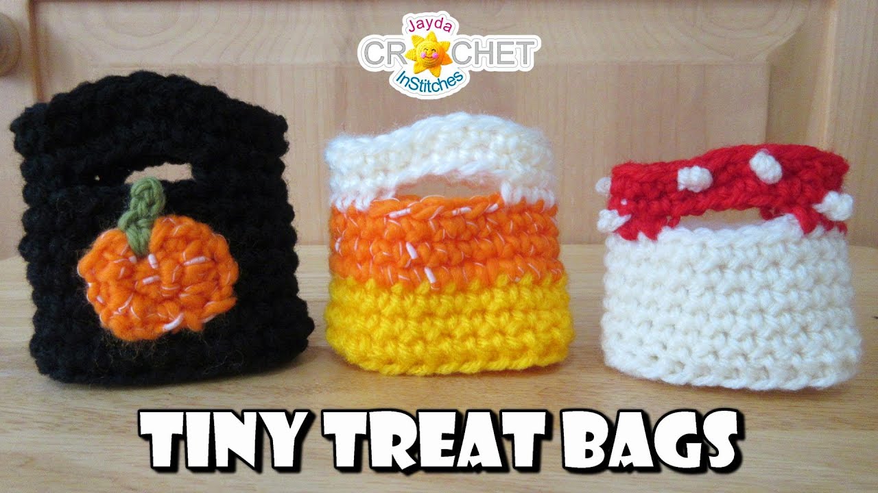 Tiny Treat Bags - Crochet Pattern & Tutorial