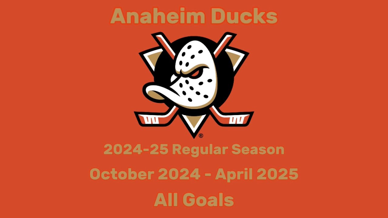 Anaheim Ducks | 2024-25 Season | All 221 Goals