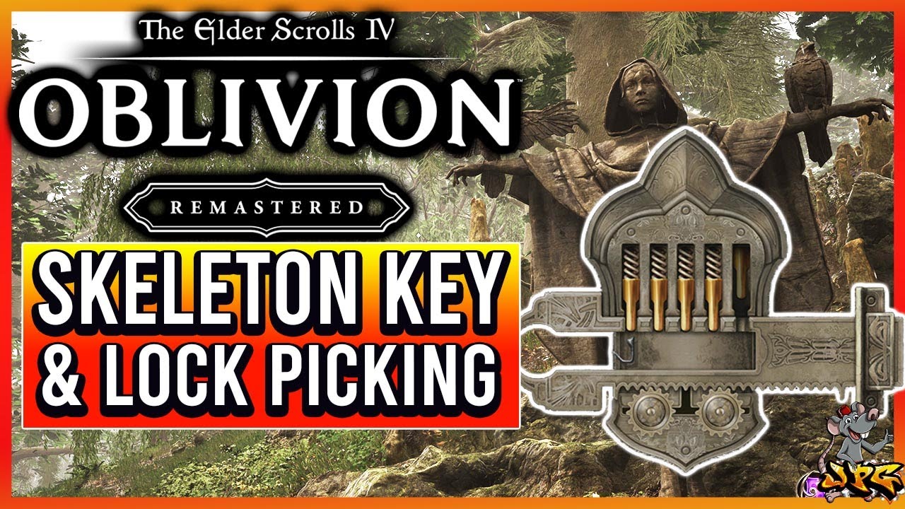 Oblivion Remastered - OPEN ANY LOCK EASY! How To Get Skeleton Key Plus Lockpicking Tips!