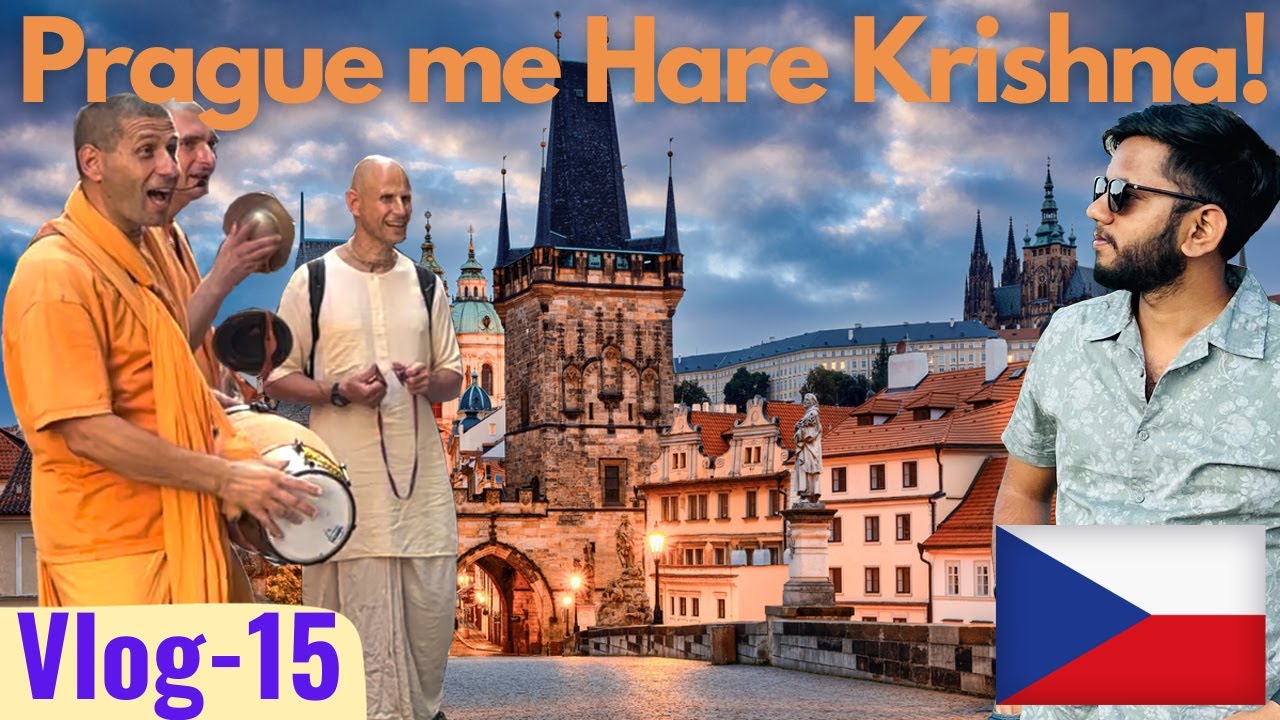 Hare Krishna in Prague City - Capital of Czechia | Hindi Travel Vlog | Must Watch