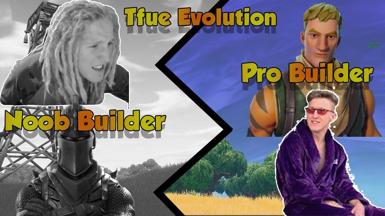 Faze Tfue Fortnite Building Evolution from First Game to Now