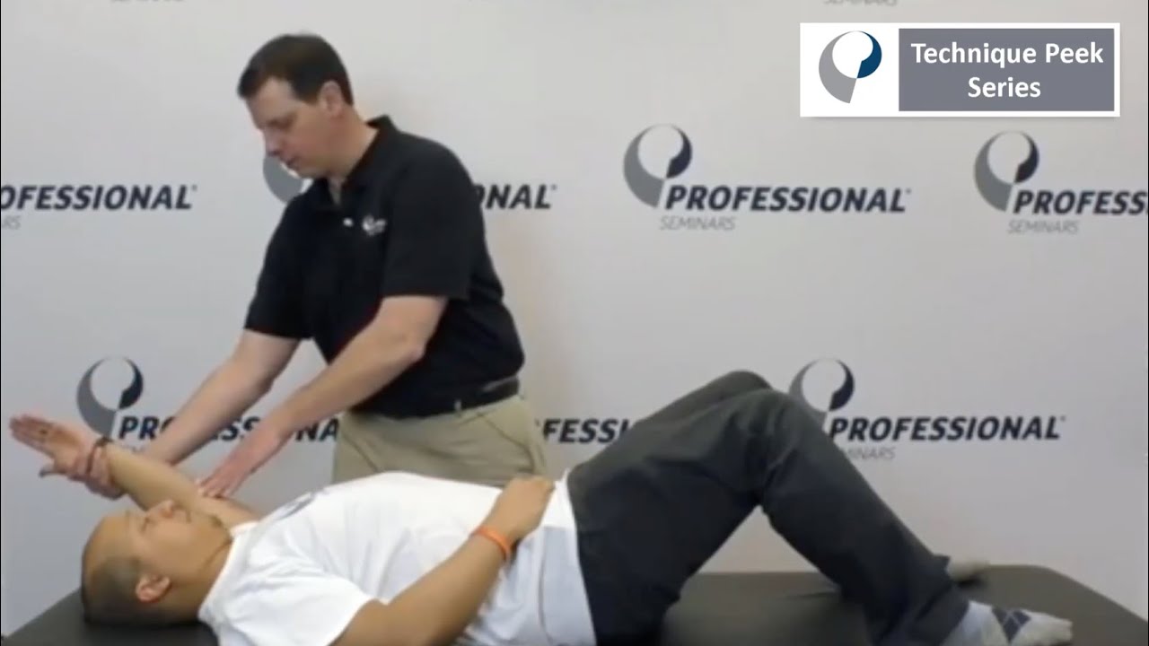 Hands On Neuromuscular Re-education of the Shoulder  |  Technique Peek Series