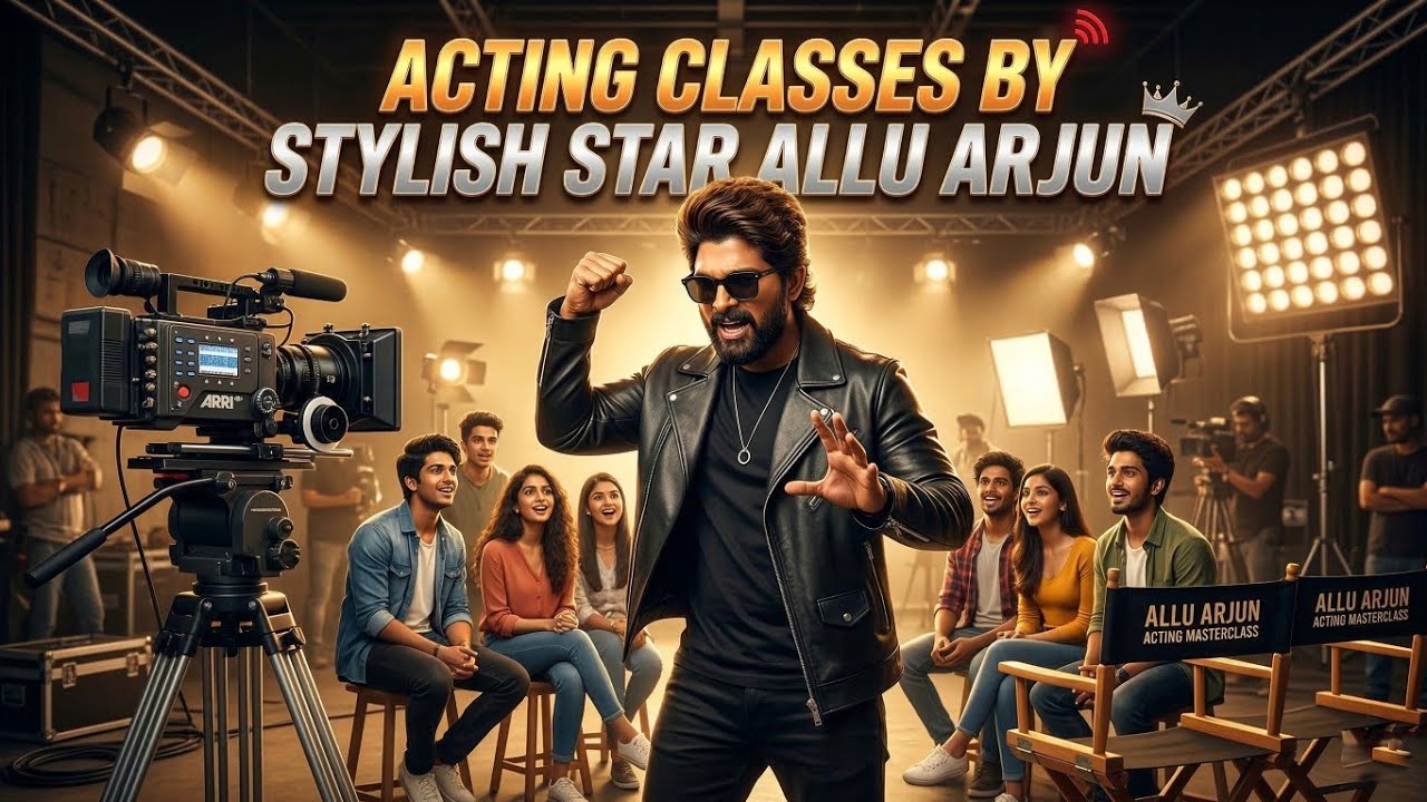 Acting Classes By Stylish Star Allu Ariun 