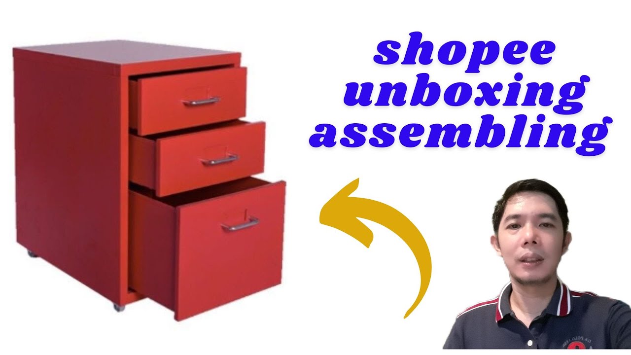 Unboxing and Assembling Metal Drawer Organizer Shopee Finds