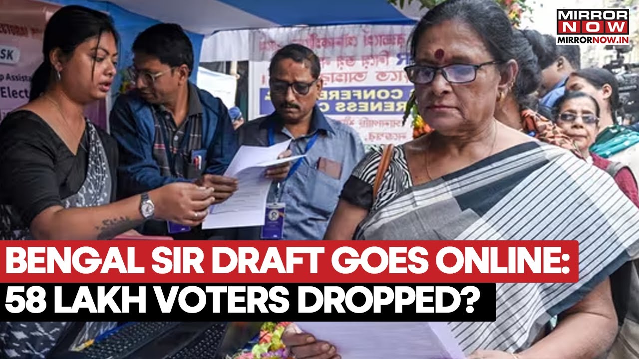 West Bengal SIR Completed, Over 58 Lakh Voters Dropped From Electoral List Months Before Elections