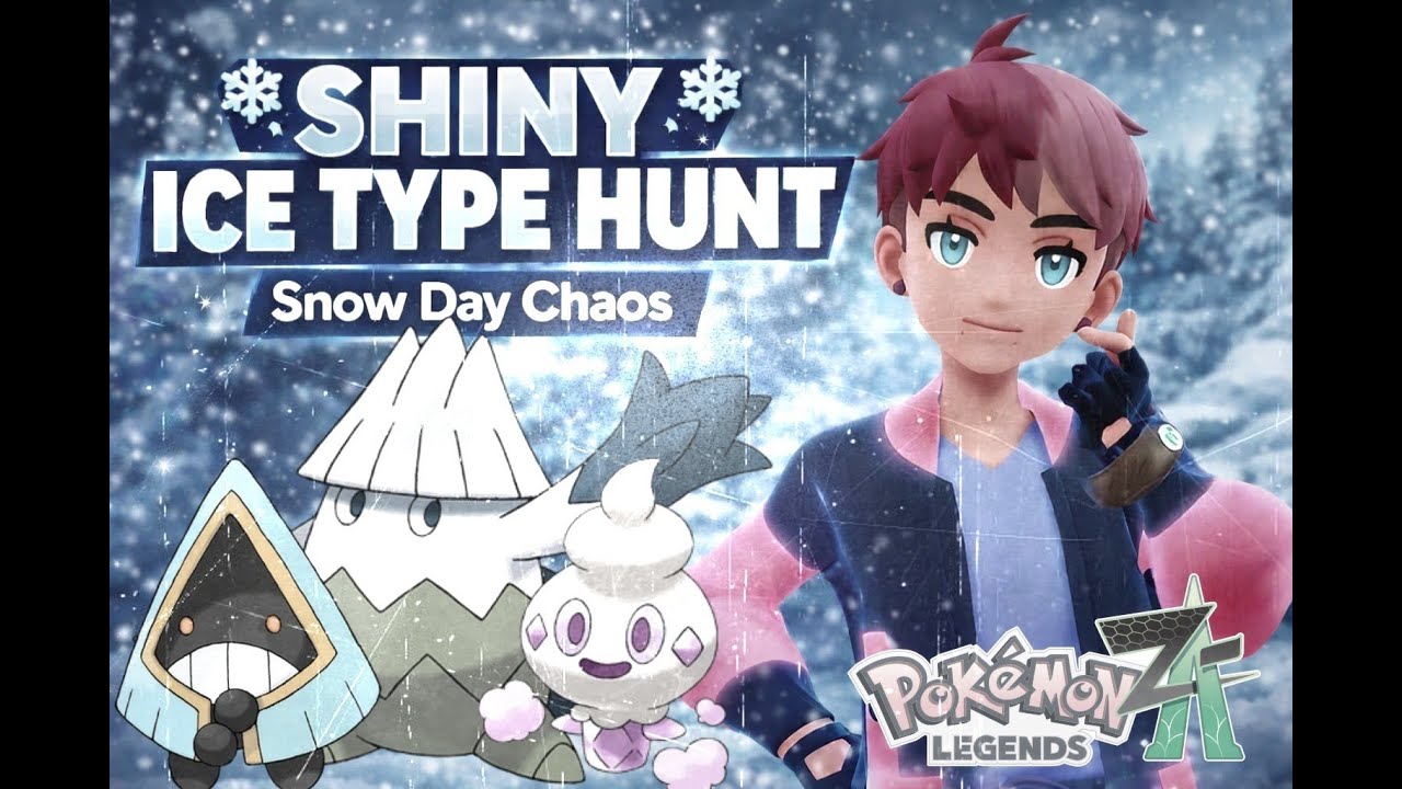 ❄️ SHINY ICE TYPE HUNT ❄️ Snow Day Chaos | Pokémon ZA