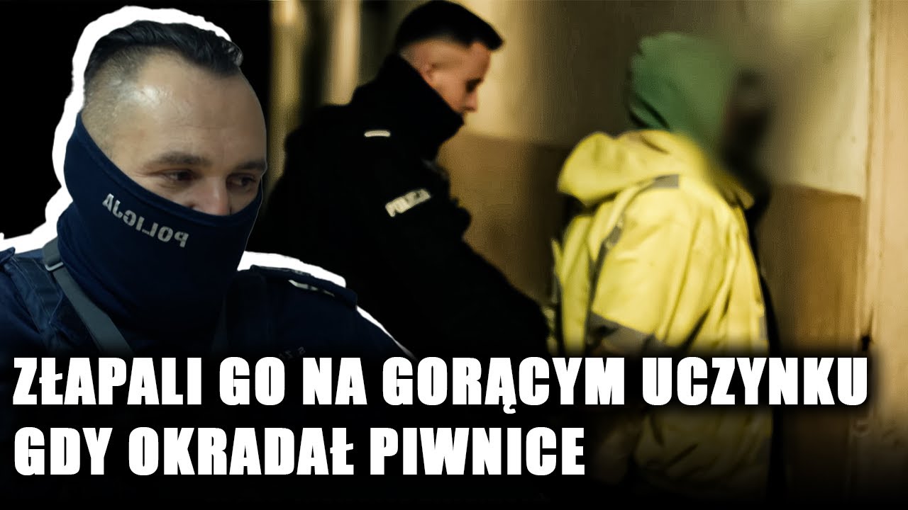 Okradał piwnice kamienicy. Złapali go na gorącym uczynku
