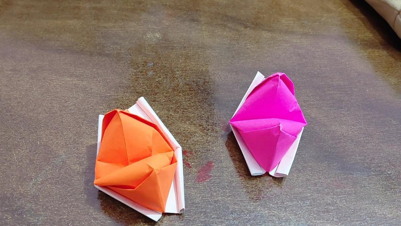 How to make puppet from origami sheet 