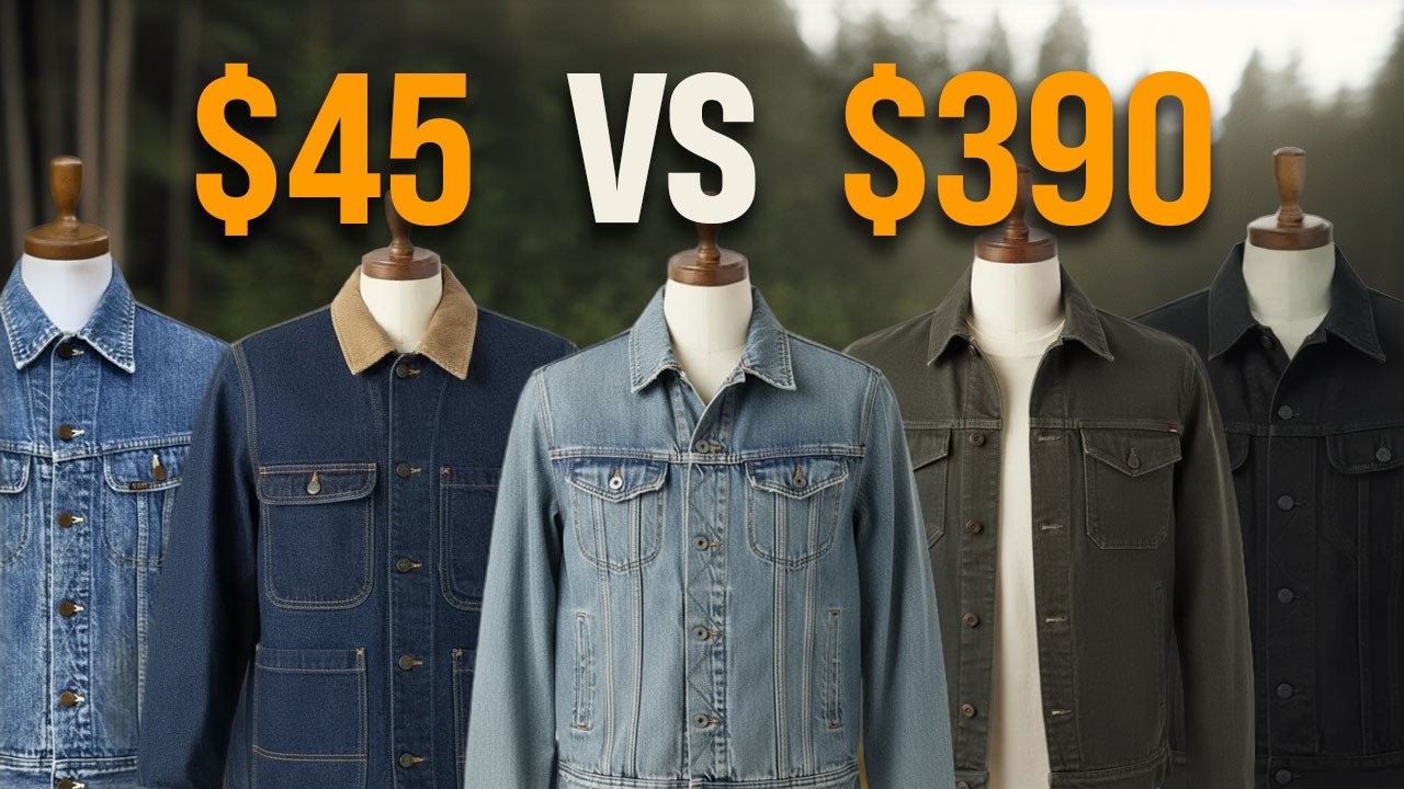 The BEST Denim Jean Jackets for Men | RRL vs Lee vs Flint & Tinder vs Wies Made