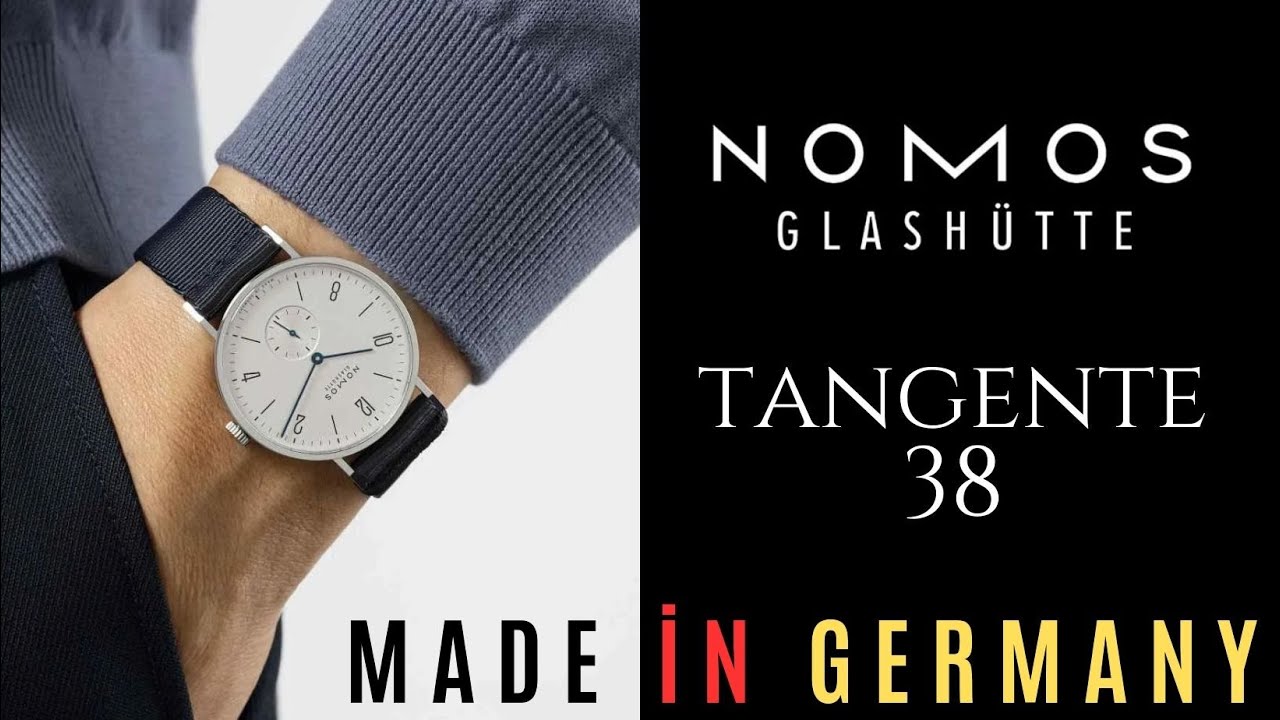 NOMOS GLASHUTTE TANGENTE 38 (İN HOUSE, BAUHAUS DESİGN !!!) #nomos #watchreview