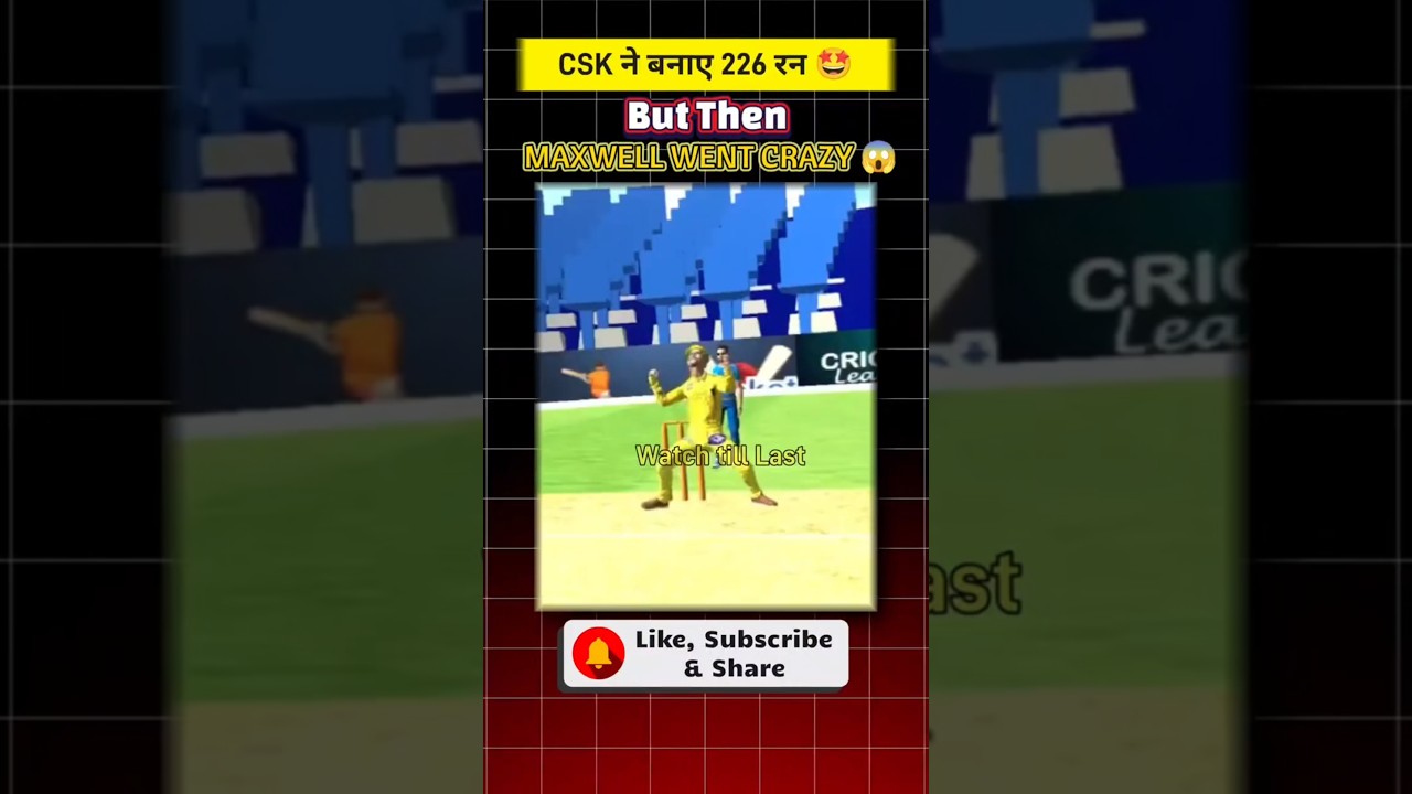 🚨 Day 37: जब Maxwell और Faf ने CSK को डरा दिया था!🔥8 Run Win😱CSK vs RCB 2023 Thriller