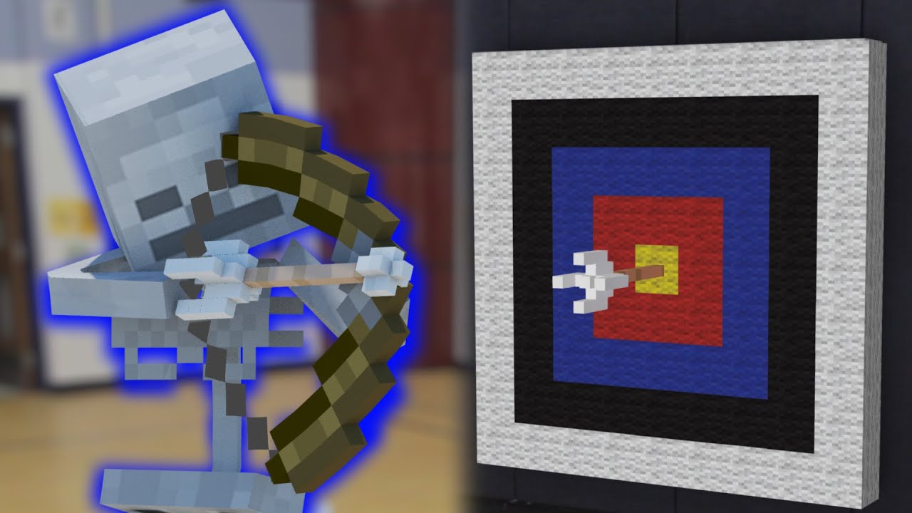 Monster School in Real Life: Archery - Minecraft Animation