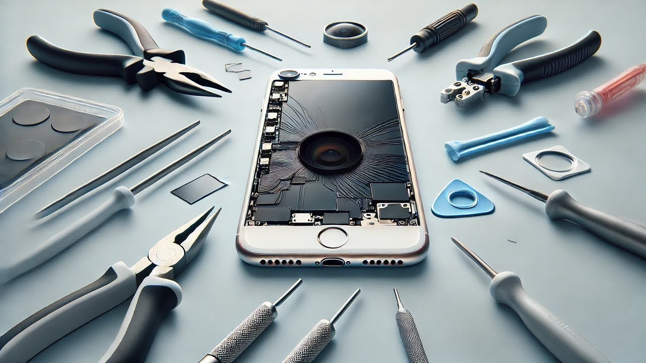 iphone 6s Plus replace camera glass. Замена стекла камеры