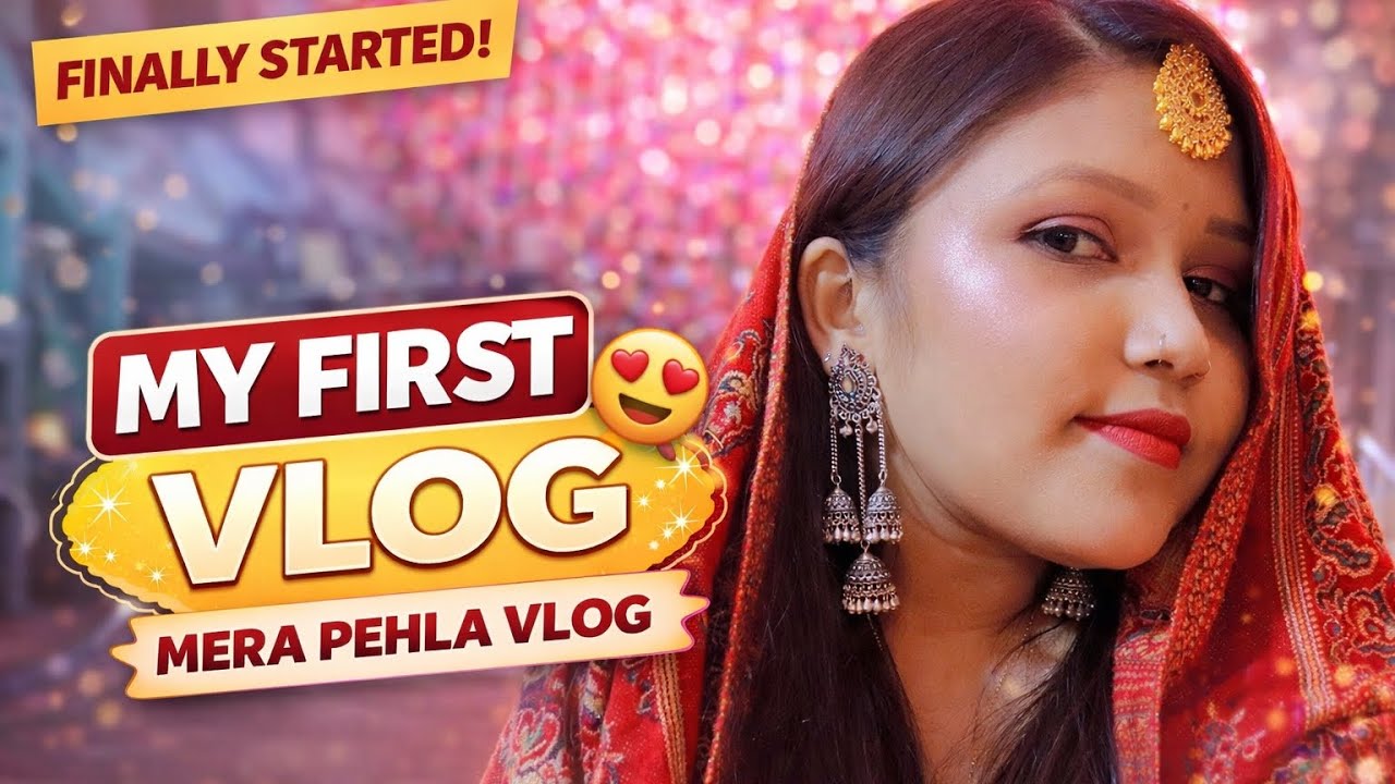 👉 My First Vlog “Finally Started My YouTube Journey 😍 | My First Vlog”/my first YouTube vlog