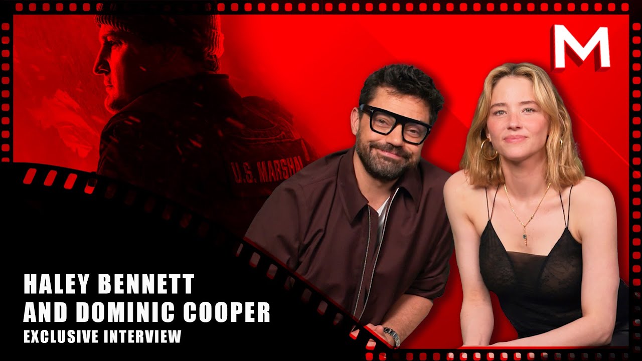 Haley Bennett and Dominic Cooper Can't Stop Laughing in 'The Last Frontier' Interview