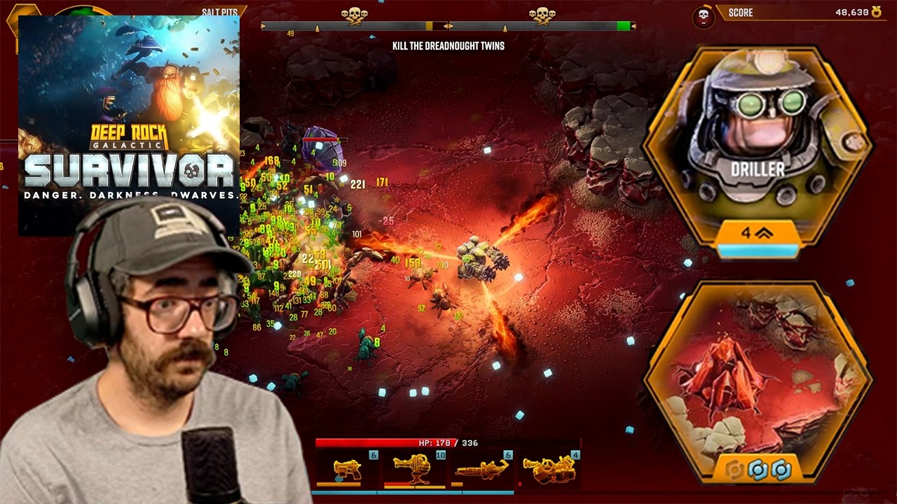 Beating Salt Pits with Driller (Deep Rock Galactic: Survivors)
