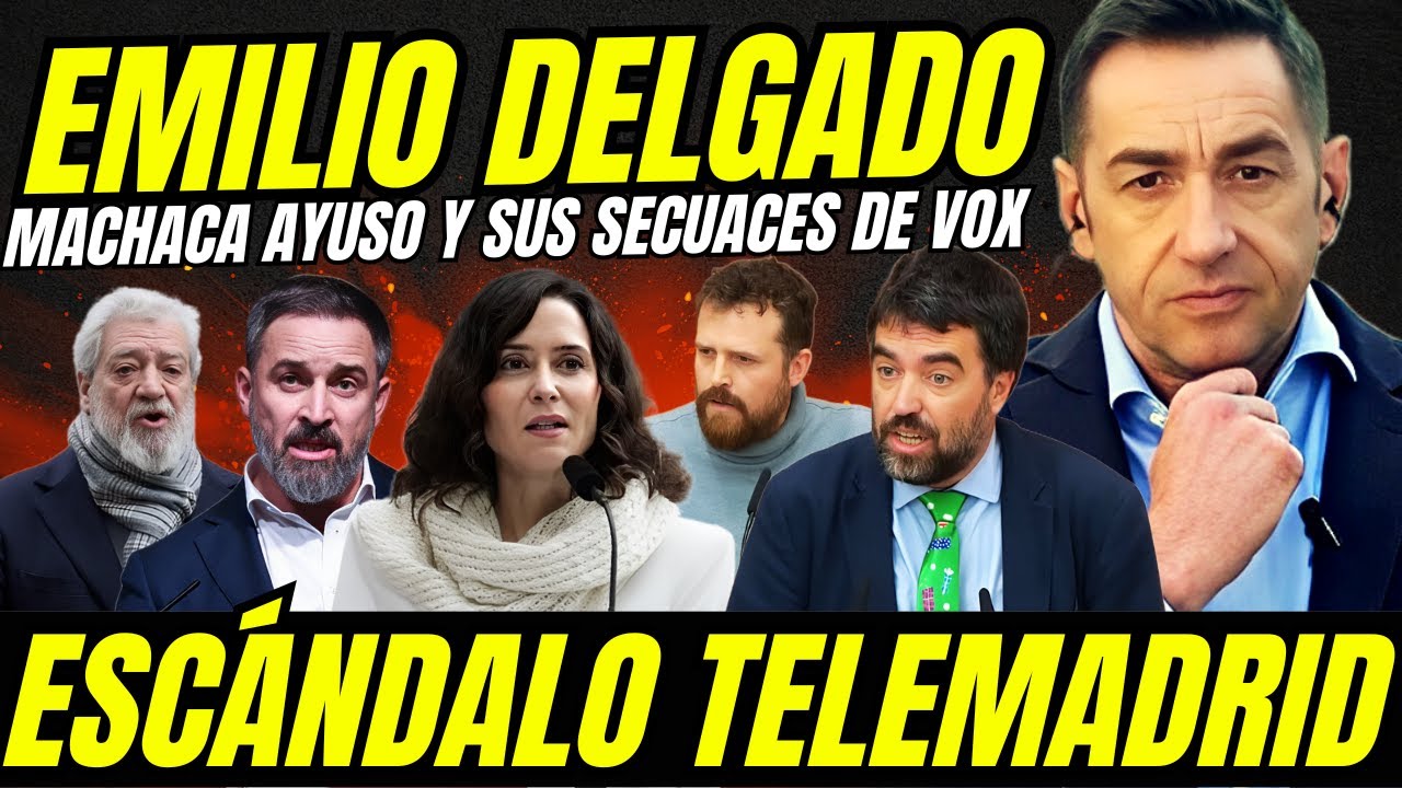 EMILIO DELGADO HACE TEMBLAR A AYUSO 