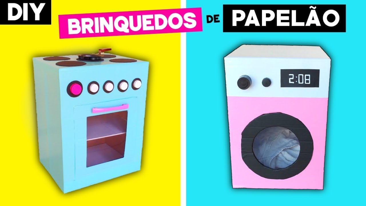 IDEIAS DE BRINQUEDOS CRIATIVOS COM PAPELÃO - ARTESANATO - FAÇA VOCÊ MESMO - RECICLAGEM