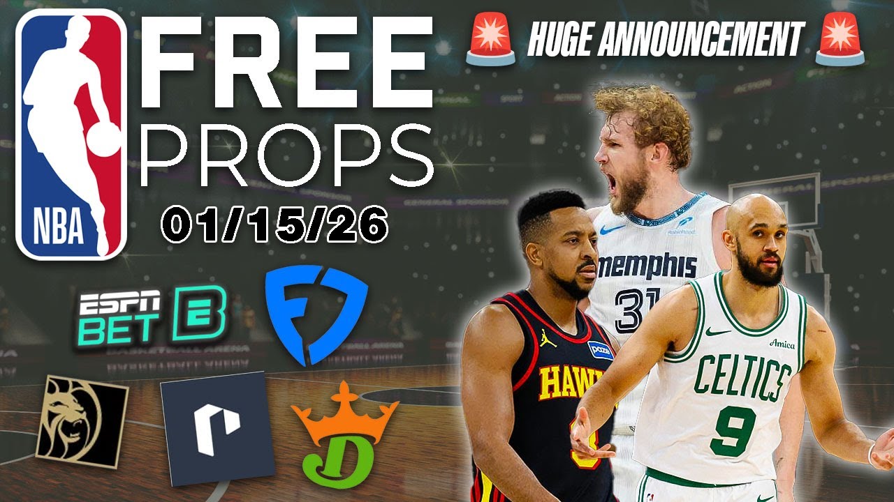 My 4 BEST NBA Player Props for Thursday | 1/15/26