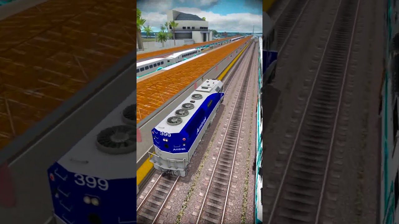 Runaway Amtrak Locomotive!