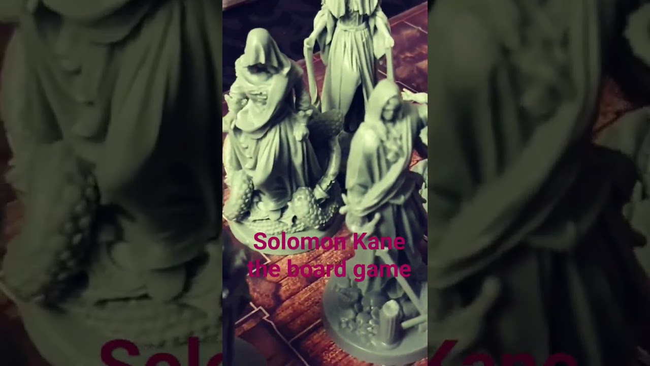 Solomon Kane is almost a souls like board game with beautiful miniatures  💀👻 perfect for Halloween