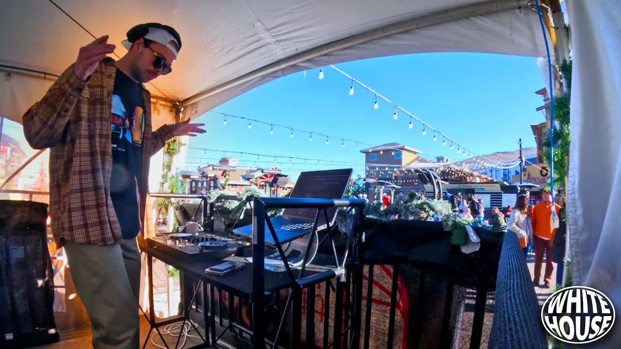 playing dance music at the Canyons Ski Resort