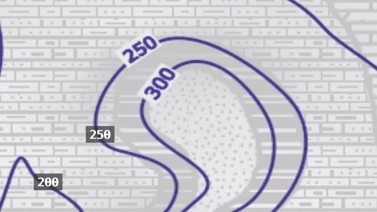 Carte et coupe géologique