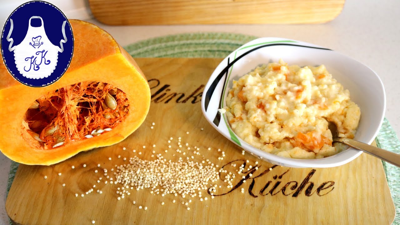Hirsebrei mit Kürbis / Kascha / Rezept zum Fasten